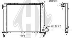 Diederichs DCM1915 - Radiator, engine cooling autospares.lv