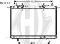 Diederichs DCM1935 - Radiator, engine cooling autospares.lv