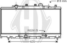 Diederichs DCM1924 - Radiator, engine cooling autospares.lv