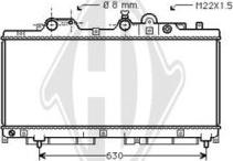 Diederichs DCM1923 - Radiator, engine cooling autospares.lv