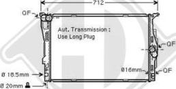 Diederichs DCM1577 - Radiator, engine cooling autospares.lv