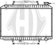 Diederichs DCM1807 - Radiator, engine cooling autospares.lv