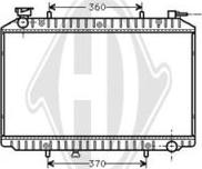 Diederichs DCM1810 - Radiator, engine cooling autospares.lv