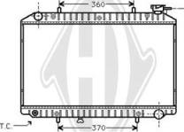 Diederichs DCM1812 - Radiator, engine cooling autospares.lv