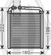 Diederichs DCM1253 - Heat Exchanger, interior heating autospares.lv