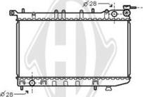 Diederichs DCM1797 - Radiator, engine cooling autospares.lv