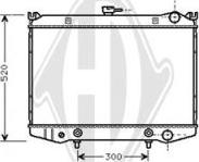 Diederichs DCM1781 - Radiator, engine cooling autospares.lv