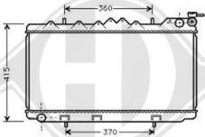 Diederichs DCM1787 - Radiator, engine cooling autospares.lv