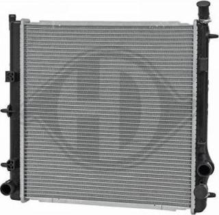 Diederichs DCM1726 - Radiator, engine cooling autospares.lv