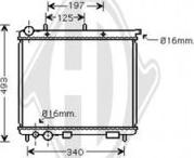 Diederichs DCM1723 - Radiator, engine cooling autospares.lv