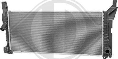 Diederichs DCM3959 - Radiator, engine cooling autospares.lv