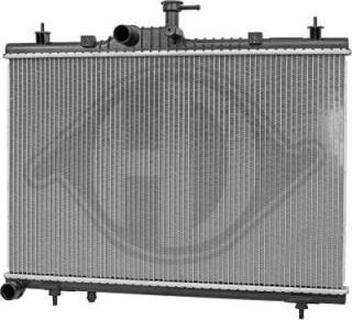 Diederichs DCM3953 - Radiator, engine cooling autospares.lv