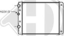 Diederichs DCM3419 - Radiator, engine cooling autospares.lv