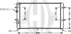 Diederichs DCM3431 - Radiator, engine cooling autospares.lv