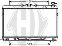 Diederichs DCM3644 - Radiator, engine cooling autospares.lv