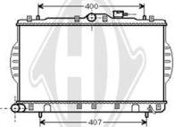 Diederichs DCM3645 - Radiator, engine cooling autospares.lv