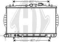 Diederichs DCM3646 - Radiator, engine cooling autospares.lv