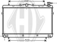 Diederichs DCM3643 - Radiator, engine cooling autospares.lv