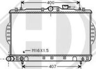 Diederichs DCM3683 - Radiator, engine cooling autospares.lv