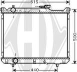 Diederichs DCM3098 - Radiator, engine cooling autospares.lv