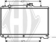 Diederichs DCM3076 - Radiator, engine cooling autospares.lv