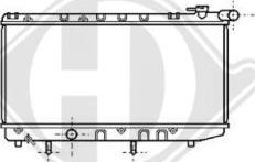 Diederichs DCM3147 - Radiator, engine cooling autospares.lv