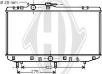 Diederichs DCM3185 - Radiator, engine cooling autospares.lv