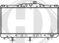 Diederichs DCM3138 - Radiator, engine cooling autospares.lv