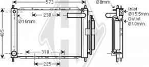 Diederichs DCM3832 - Cooler Module autospares.lv