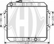 Diederichs DCM3277 - Radiator, engine cooling autospares.lv