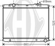 Diederichs DCM3767 - Radiator, engine cooling autospares.lv