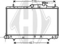 Diederichs DCM3729 - Radiator, engine cooling autospares.lv