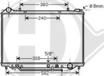 Diederichs DCM2679 - Radiator, engine cooling autospares.lv