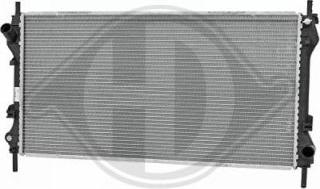 Diederichs DCM2068 - Radiator, engine cooling autospares.lv