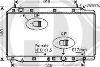 Diederichs DCM2192 - Radiator, engine cooling autospares.lv