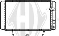 Diederichs DCM2847 - Radiator, engine cooling autospares.lv