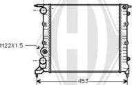 Diederichs DCM2855 - Radiator, engine cooling autospares.lv