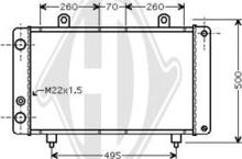 Diederichs DCM2817 - Radiator, engine cooling autospares.lv