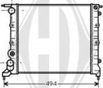 Diederichs DCM2834 - Radiator, engine cooling autospares.lv