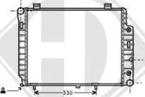 Diederichs DCM2349 - Radiator, engine cooling autospares.lv