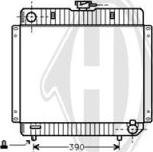 Diederichs DCM2341 - Radiator, engine cooling autospares.lv