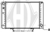 Diederichs DCM2354 - Radiator, engine cooling autospares.lv