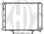 Diederichs DCM2307 - Radiator, engine cooling autospares.lv