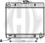 Diederichs DCM2311 - Radiator, engine cooling autospares.lv