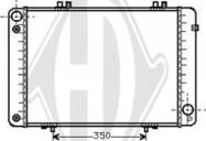 Diederichs DCM2331 - Radiator, engine cooling autospares.lv