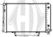 Diederichs DCM2333 - Radiator, engine cooling autospares.lv