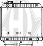 Diederichs DCM2337 - Radiator, engine cooling autospares.lv