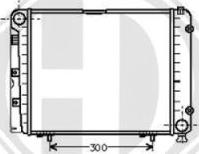 Diederichs DCM2329 - Radiator, engine cooling autospares.lv