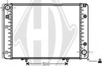 Diederichs DCM2326 - Radiator, engine cooling autospares.lv