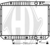 Diederichs DCM2320 - Radiator, engine cooling autospares.lv